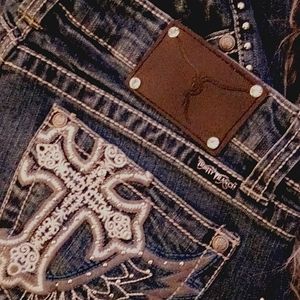 COPY - Women's Jeans - size 11 Long. Major detail. Beautiful!!